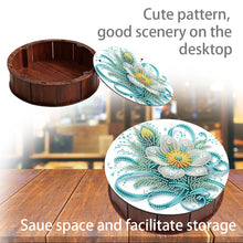 Load image into Gallery viewer, DIY Diamond Painting Storage Box Rhinestones Decorative Snack Case Kit (Flower)
