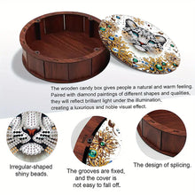 Load image into Gallery viewer, DIY Diamond Painting Storage Box Rhinestones Decorative Snack Case Kit (Tiger)
