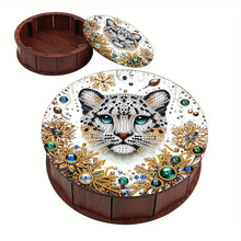 Load image into Gallery viewer, DIY Diamond Painting Storage Box Rhinestones Decorative Snack Case Kit (Tiger)

