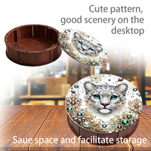 Load image into Gallery viewer, DIY Diamond Painting Storage Box Rhinestones Decorative Snack Case Kit (Tiger)
