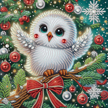 Load image into Gallery viewer, Christmas Owl 30*30CM(Canvas) Partial Special Shaped Drill Diamond Painting
