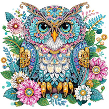 Load image into Gallery viewer, Owl 30*30CM(Canvas) Partial Special Shaped Drill Diamond Painting
