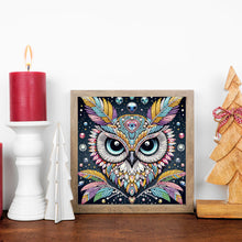 Load image into Gallery viewer, Owl 30*30CM(Canvas) Partial Special Shaped Drill Diamond Painting
