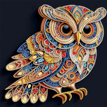 Load image into Gallery viewer, Owl 30*30CM(Canvas) Partial Special Shaped Drill Diamond Painting
