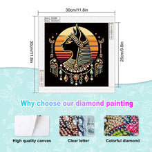 Load image into Gallery viewer, Egyptian Cat 30*30CM(Canvas) Partial Special Shaped Drill Diamond Painting
