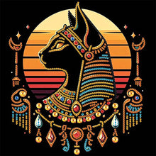 Load image into Gallery viewer, Egyptian Cat 30*30CM(Canvas) Partial Special Shaped Drill Diamond Painting
