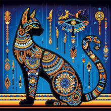 Load image into Gallery viewer, Egyptian Cat 30*30CM(Canvas) Partial Special Shaped Drill Diamond Painting
