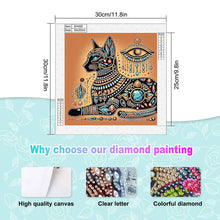 Load image into Gallery viewer, Egyptian Cat 30*30CM(Canvas) Partial Special Shaped Drill Diamond Painting
