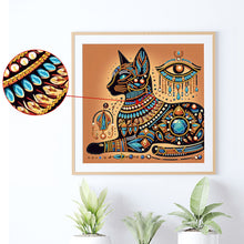 Load image into Gallery viewer, Egyptian Cat 30*30CM(Canvas) Partial Special Shaped Drill Diamond Painting
