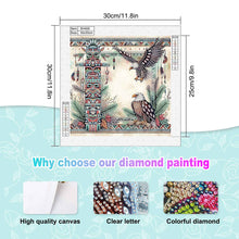 Load image into Gallery viewer, Indian Eagle 30*30CM(Canvas) Partial Special Shaped Drill Diamond Painting
