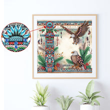 Load image into Gallery viewer, Indian Eagle 30*30CM(Canvas) Partial Special Shaped Drill Diamond Painting

