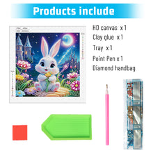 Load image into Gallery viewer, Cartoon Rabbit 30*30CM(Canvas) Partial Special Shaped Drill Diamond Painting
