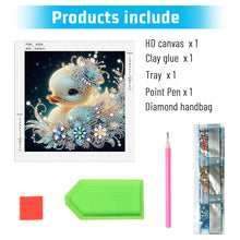 Load image into Gallery viewer, Cartoon Duck 30*30CM(Canvas) Partial Special Shaped Drill Diamond Painting
