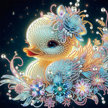 Load image into Gallery viewer, Cartoon Duck 30*30CM(Canvas) Partial Special Shaped Drill Diamond Painting
