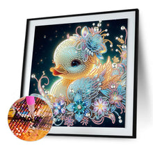 Load image into Gallery viewer, Cartoon Duck 30*30CM(Canvas) Partial Special Shaped Drill Diamond Painting
