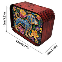 Load image into Gallery viewer, 1pc Gem Puppy Handmade Wooden Music Box Diamond Painting Art Kit Birthday Gift

