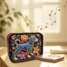 Load image into Gallery viewer, 1pc Gem Puppy Handmade Wooden Music Box Diamond Painting Art Kit Birthday Gift
