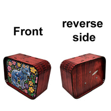 Load image into Gallery viewer, 1pc Gem Wolf Handmade Wooden Music Box Diamond Painting Art Kit Birthday Gift
