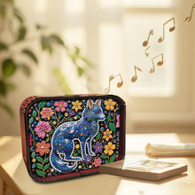 Load image into Gallery viewer, 1pc Gem Wolf Handmade Wooden Music Box Diamond Painting Art Kit Birthday Gift
