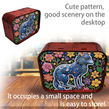 Load image into Gallery viewer, 1pc Gem Wolf Handmade Wooden Music Box Diamond Painting Art Kit Birthday Gift
