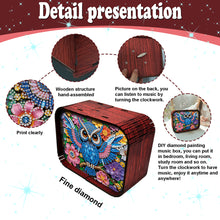 Load image into Gallery viewer, 1pc Owl Handmade Wooden Music Box Diamond Painting Art Kit Birthday Gift
