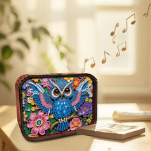 Load image into Gallery viewer, 1pc Owl Handmade Wooden Music Box Diamond Painting Art Kit Birthday Gift
