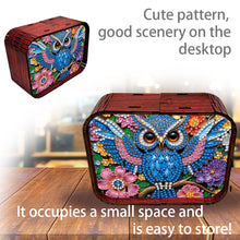 Load image into Gallery viewer, 1pc Owl Handmade Wooden Music Box Diamond Painting Art Kit Birthday Gift
