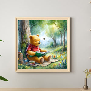 Winnie The Pooh 40*40CM(Canvas) Full Round Drill Diamond Painting
