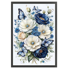 Load image into Gallery viewer, Flowers and Butterflies - 40*60CM 14CT Stamped Cross Stitch
