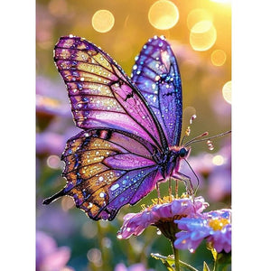 Butterfly 30*40CM(Canvas) Full Round Drill Diamond Painting