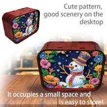 Load image into Gallery viewer, 1pc Snowman Wooden Music Box Diamond Painting Art Kit Unique Gift for Christmas
