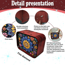 Load image into Gallery viewer, 1pc Mandala Wooden Music Box Diamond Painting Art Kit Unique Gift for Christmas
