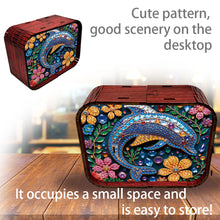 Load image into Gallery viewer, 1pc Dolphin Wooden Music Box Diamond Painting Art Kit Unique Gift for Christmas

