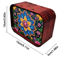 Load image into Gallery viewer, 1pc Mandala Wooden Music Box Diamond Painting Art Kit Unique Gift for Christmas

