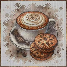 Load image into Gallery viewer, Coffee Cookies - 23*23CM  Stamped Cross Stitch（Fairy Brand）
