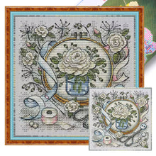 Load image into Gallery viewer, Embroidery Frame - 23*23CM  Stamped Cross Stitch（Fairy Brand）
