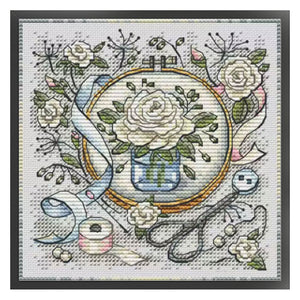 Embroidery Frame - 23*23CM  Stamped Cross Stitch（Fairy Brand）