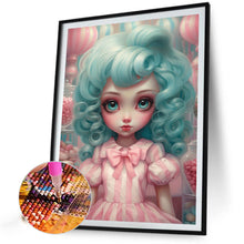 Load image into Gallery viewer, Big-Eyed Girl 40*55CM(Canvas) Full Round Drill Diamond Painting(Partial AB)
