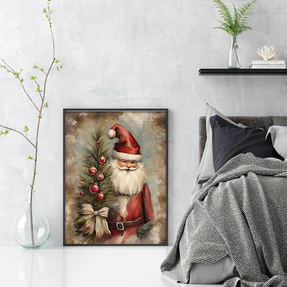 Santa Claus - Full 11CT Stamped Cross Stitch 40x53CM - Huacan