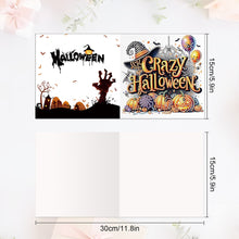 Load image into Gallery viewer, 6PCS DIY Diamond Art Greeting Cards Congratulations Cards  Gifts (Halloween)

