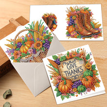 Load image into Gallery viewer, 6PCS DIY Diamond Art Greeting Cards Congratulations Cards  Gifts (Halloween)
