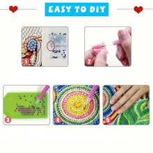 Load image into Gallery viewer, 6PCS DIY Diamond Art Greeting Cards Congratulations Cards  Gifts (Football)
