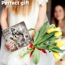 Load image into Gallery viewer, 6PCS DIY Diamond Art Greeting Cards Congratulations Cards  Gifts (Cake)
