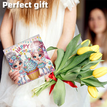 Load image into Gallery viewer, 6PCS DIY Diamond Art Greeting Cards Congratulations Cards  Gifts (Sisters)
