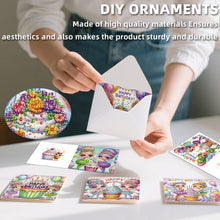 Load image into Gallery viewer, 6PCS DIY Diamond Art Greeting Cards Congratulations Cards  Gifts (Sisters)
