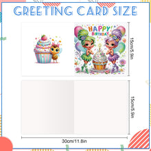 Load image into Gallery viewer, 6PCS DIY Diamond Art Greeting Cards Congratulations Cards  Gifts (Sisters)
