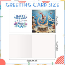 Load image into Gallery viewer, 6PCS DIY Diamond Art Greeting Cards Congratulations Cards  Gifts (Ocean)
