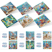 Load image into Gallery viewer, 6PCS DIY Diamond Art Greeting Cards Congratulations Cards  Gifts (Ocean)
