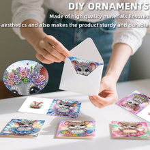 Load image into Gallery viewer, 6PCS DIY Diamond Art Greeting Cards Congratulations Cards  Gifts (Mouse)
