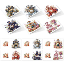 Load image into Gallery viewer, 6PCS DIY Diamond Art Greeting Cards Congratulations Cards  Gifts (Perfume)
